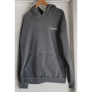 Talentless Hoodie Men's XL Casual Gray 100% Cotton Graphic Oversized